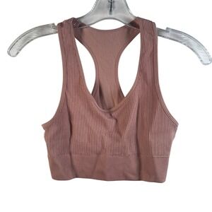 Honeydew Sport‎ Ribbed Racerback Crop Tank Top Women's Size S